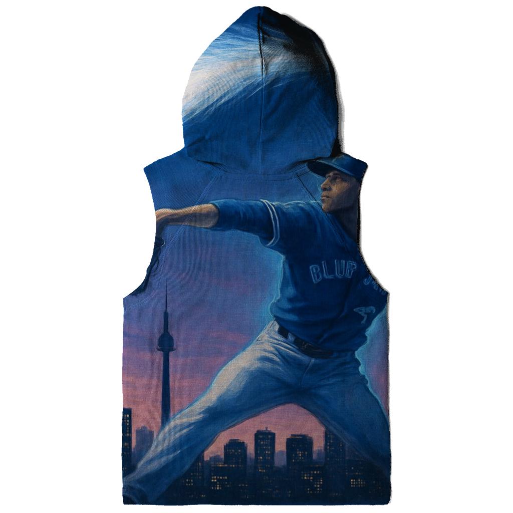 Skyline Curveball Arc Blue Jays Style printed hoodies