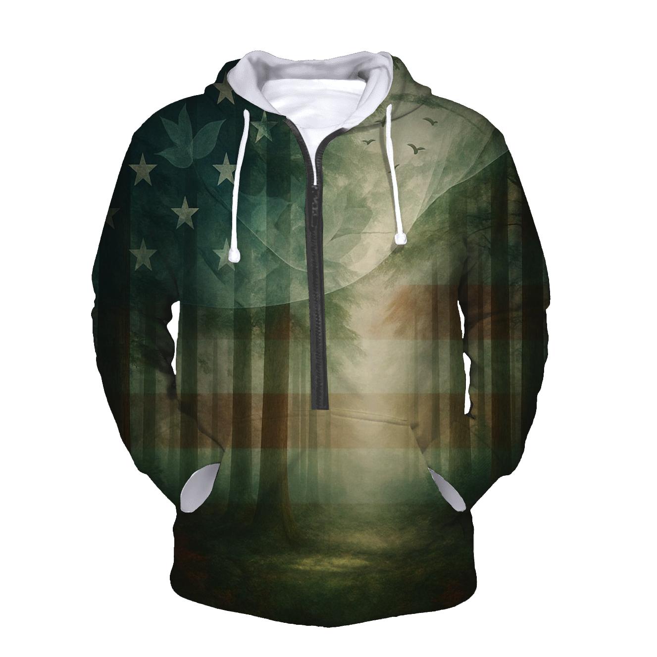 Forest Canopy Patriot Wind hoodie designs