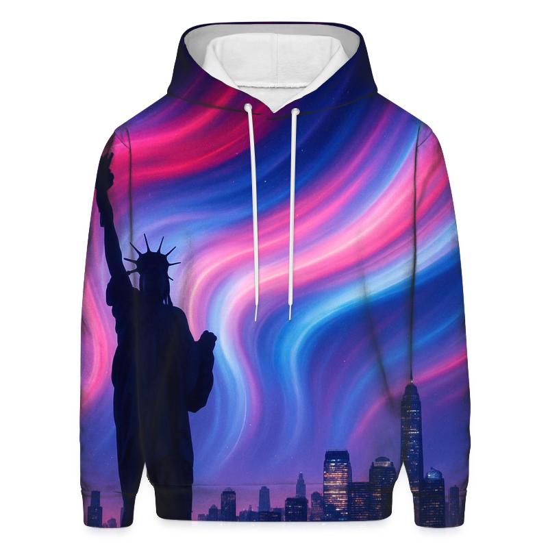 Liberty Skyline Aurora zip-up hoodies