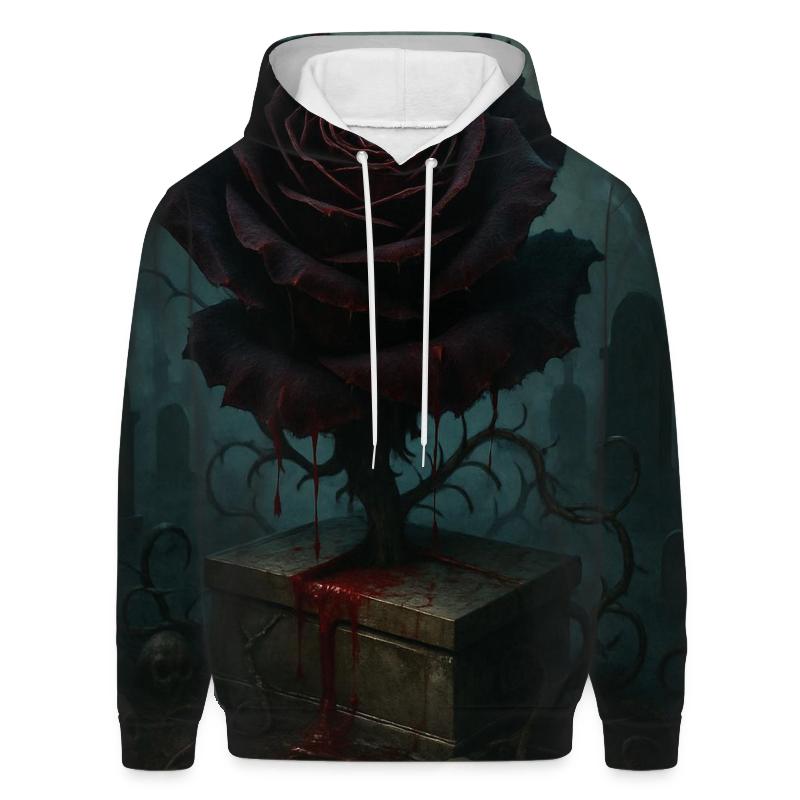 Crypt Bloom Of The Blood Rose printed hoodies