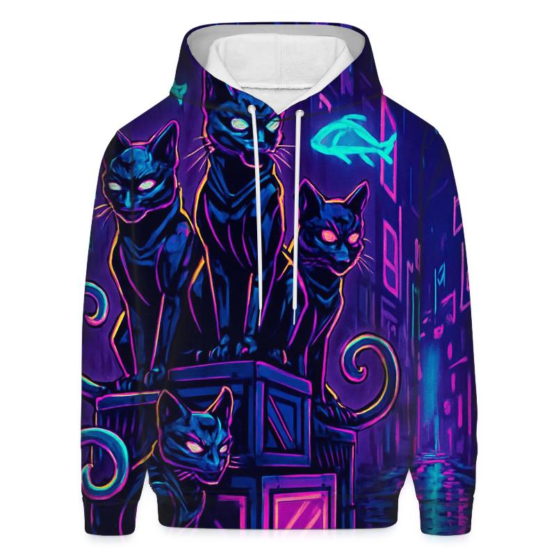 Cyber Alley Mirage Cat Pack graphic hoodies