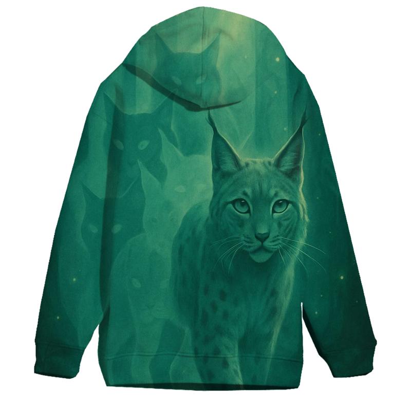 Forest Echo Spirit Lynx hoodie styles