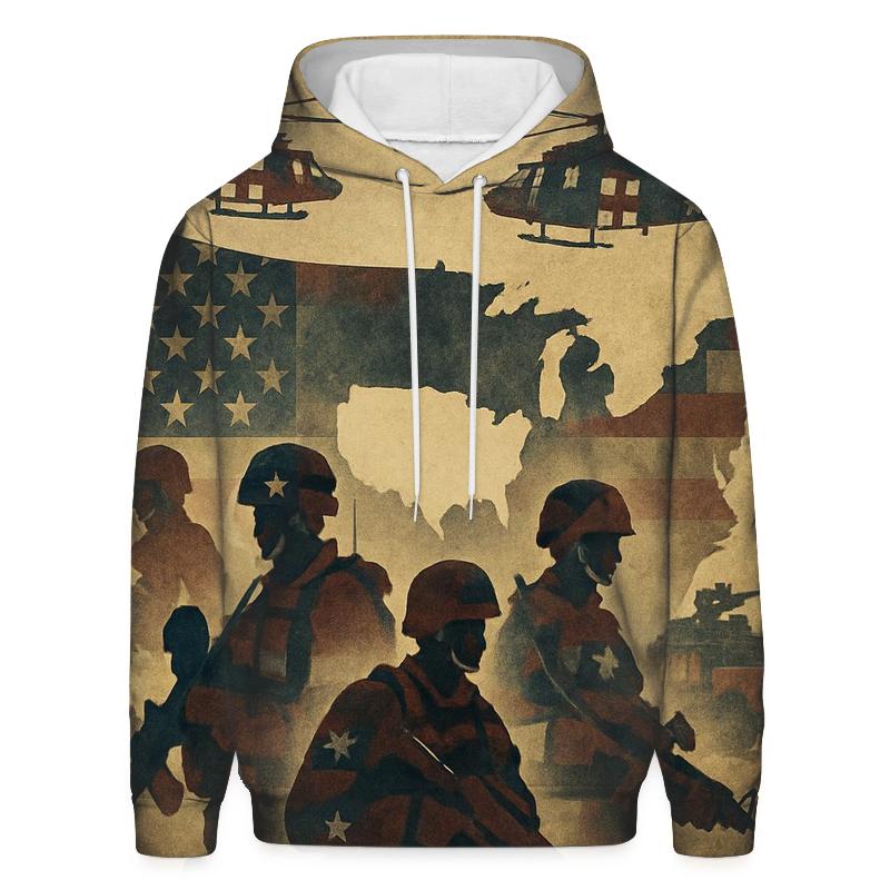 Camouflage Of The Republic hoodies fashion