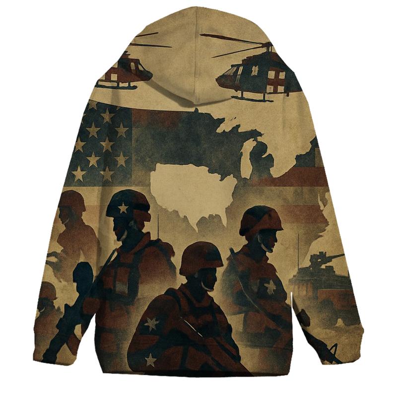 Camouflage Of The Republic hoodies fashion