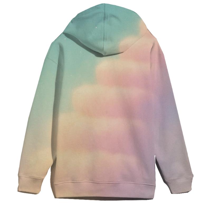 Pastel Cloud Stairway hoodies fashion