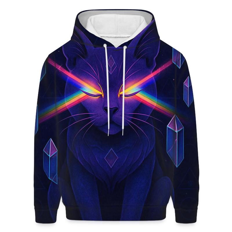 Crystal Prism Oracle Cat hoodie designs
