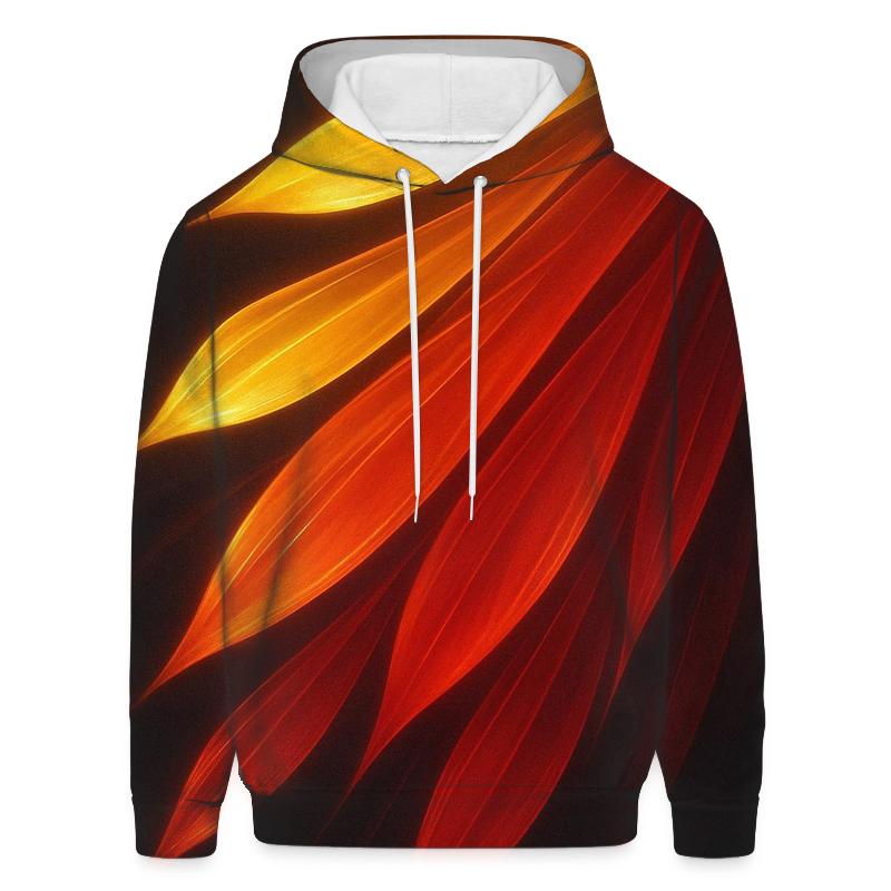 Solar Bloom Cascade lightweight hoodies