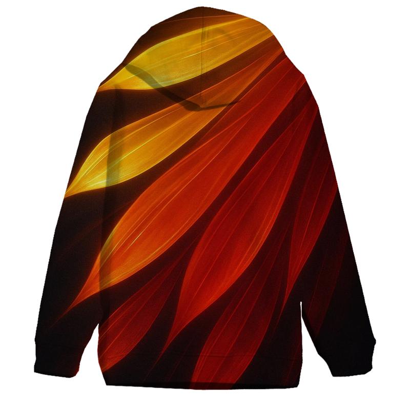 Solar Bloom Cascade lightweight hoodies