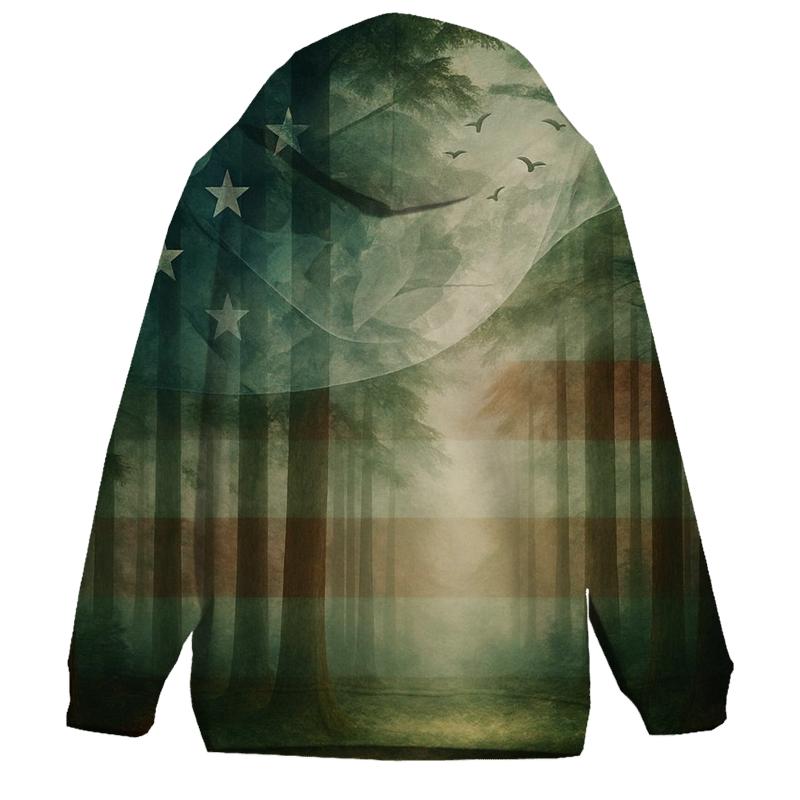 Forest Canopy Patriot Wind custom hoodies