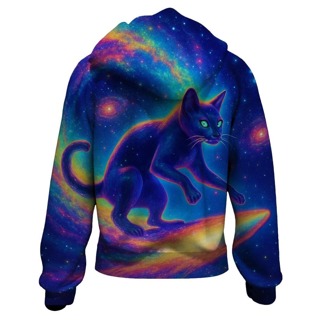 Nebula Tidal Wave Cat Surfer heavyweight hoodies