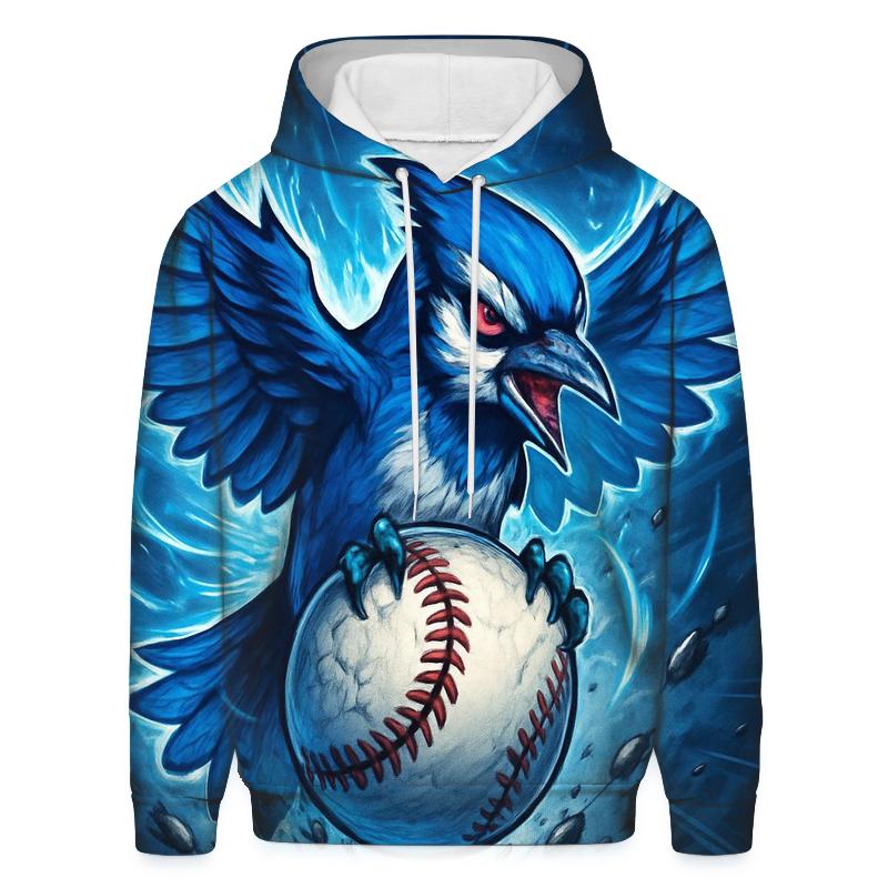 Feather Storm With Blue Jays Flight hoodie styles