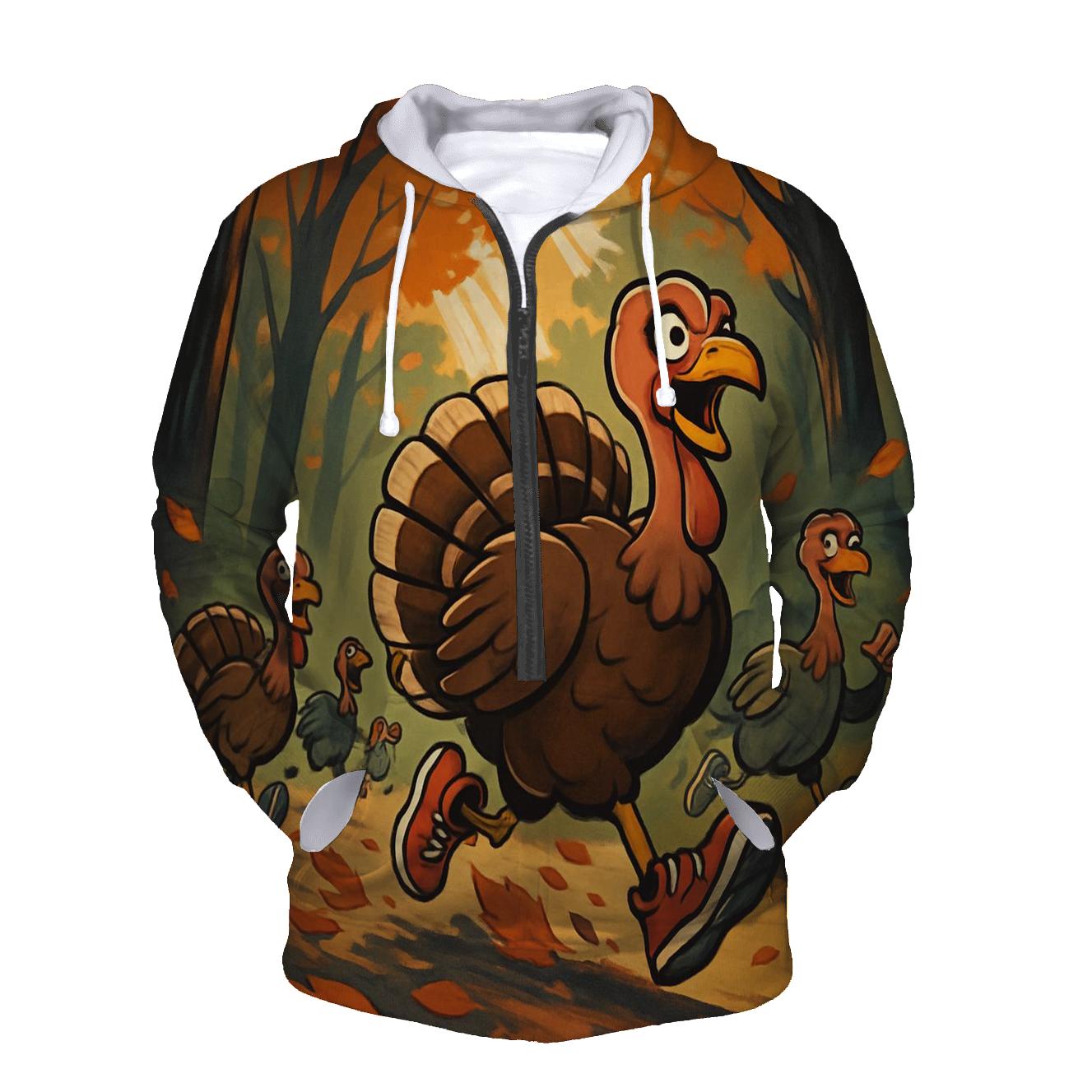 Turkey Trail Forest Run graphic hoodies
