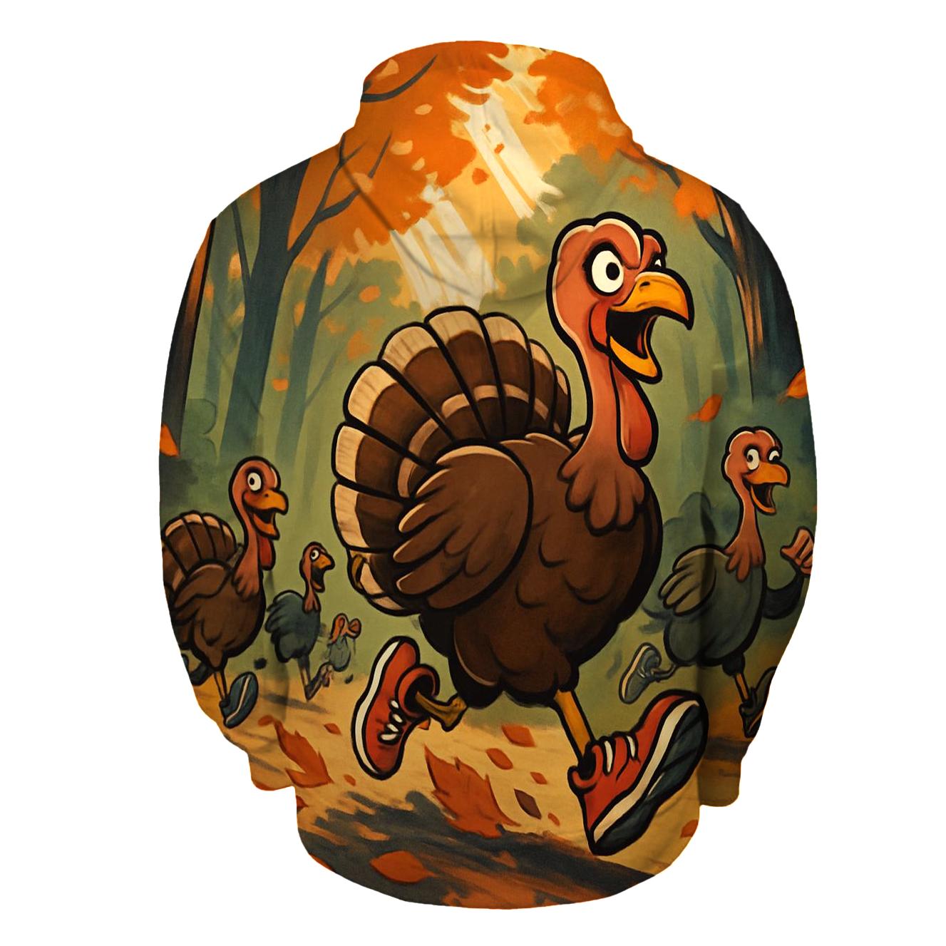 Turkey Trail Forest Run graphic hoodies