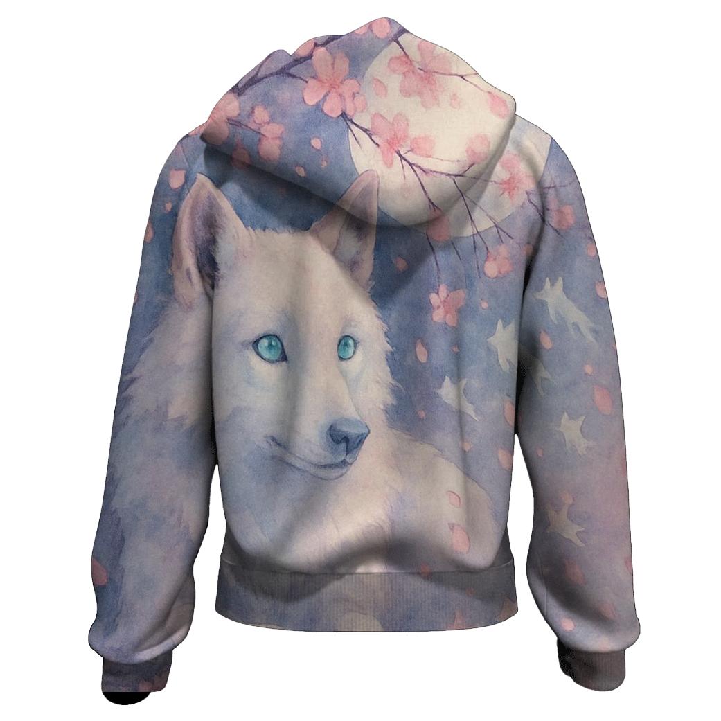 Moonlit Sakura Guardian custom hoodies