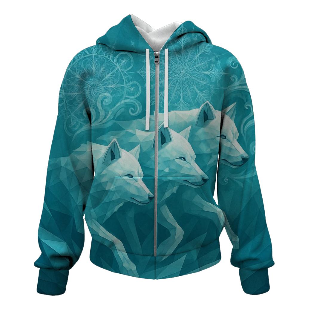 Fractal Ice Pack custom hoodies