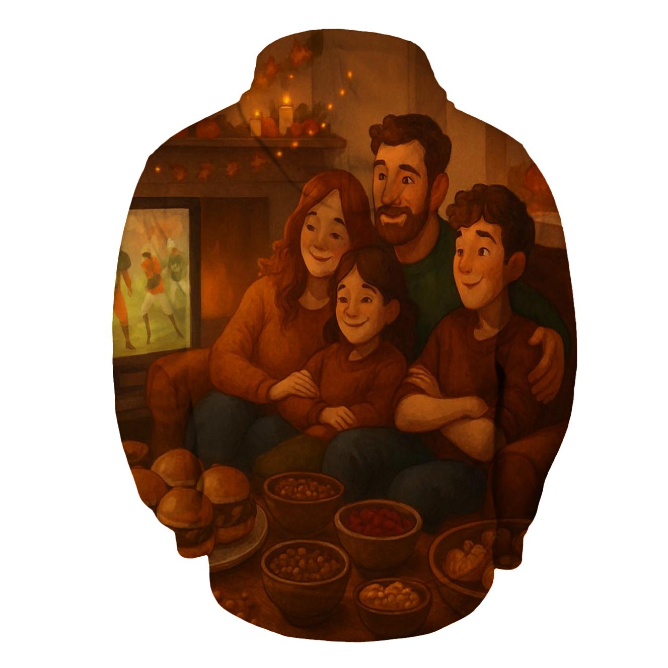 Cozy Couch Football And Feast designer hoodies