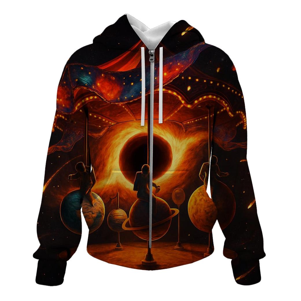 Black Hole Carnival Carousel pullover hoodies