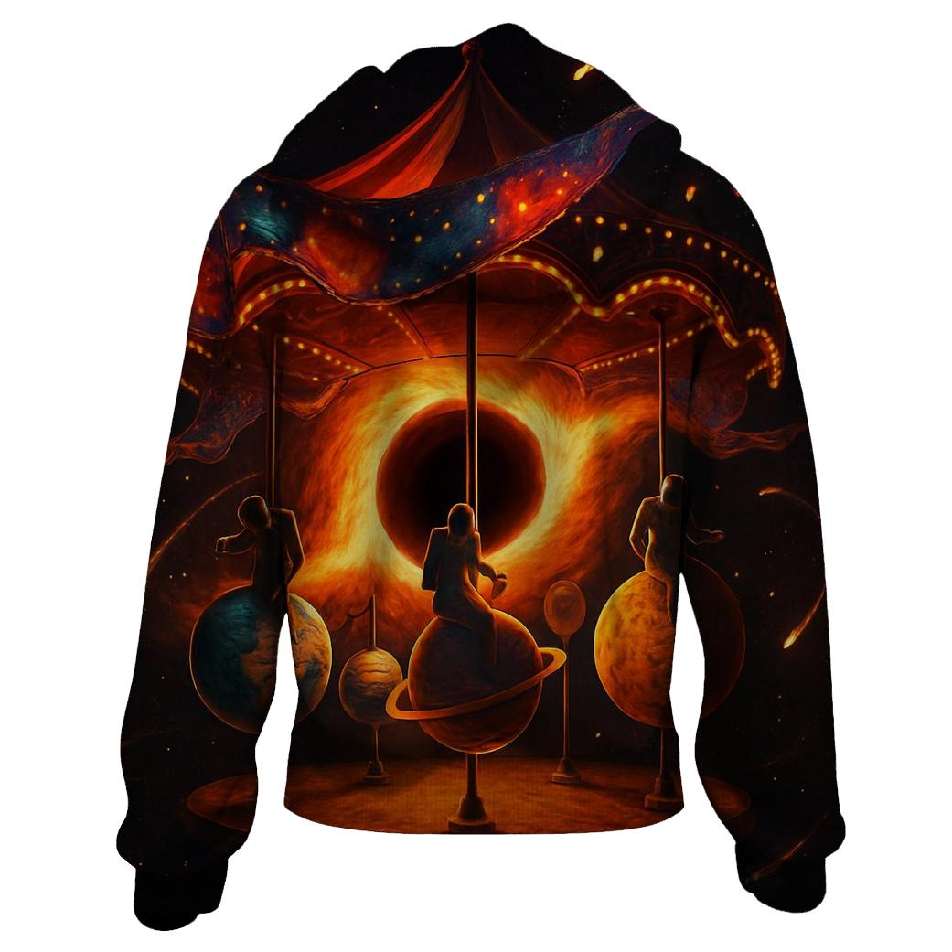 Black Hole Carnival Carousel pullover hoodies