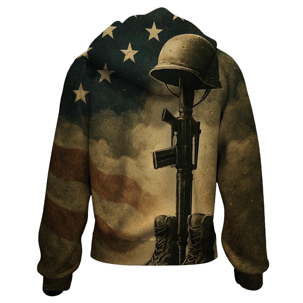 Silent Boots And Starlit Banner pullover hoodies