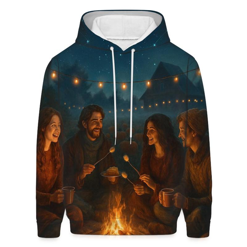 Starlit Pumpkin Patch Gathering hoodie designs