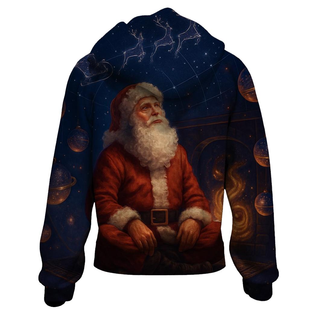 Galaxy Fireplace Santa Stargazer hoodies fashion