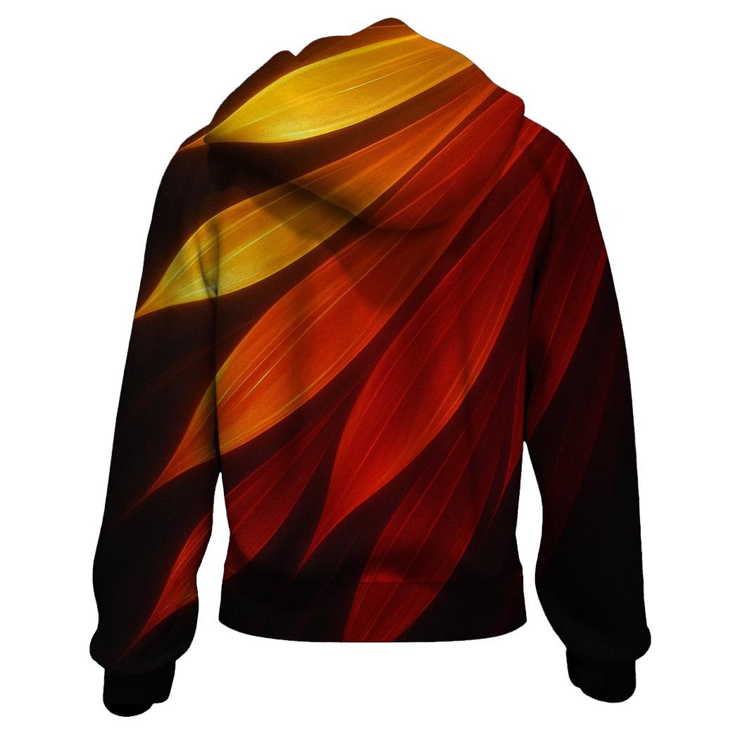Solar Bloom Cascade hoodie styles