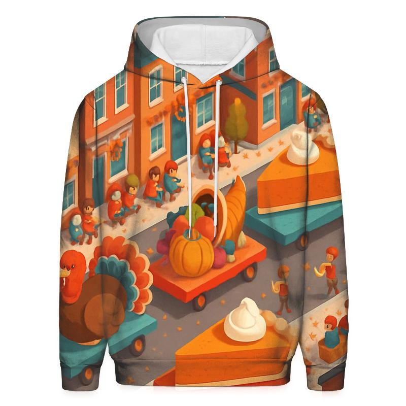Tiny Town Thanksgiving Parade hoodie designs