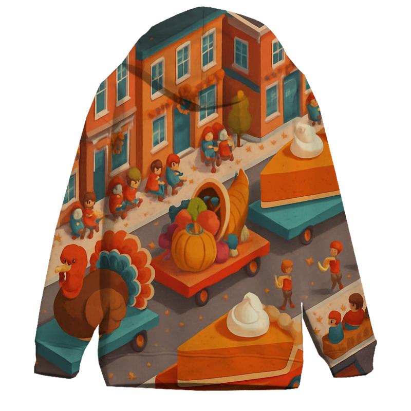 Tiny Town Thanksgiving Parade hoodie designs
