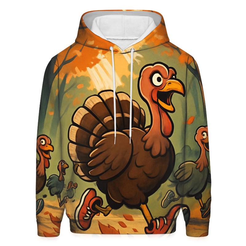 Turkey Trail Forest Run graphic hoodies