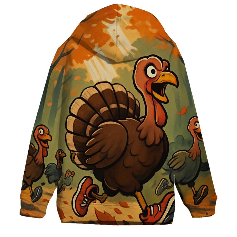 Turkey Trail Forest Run graphic hoodies