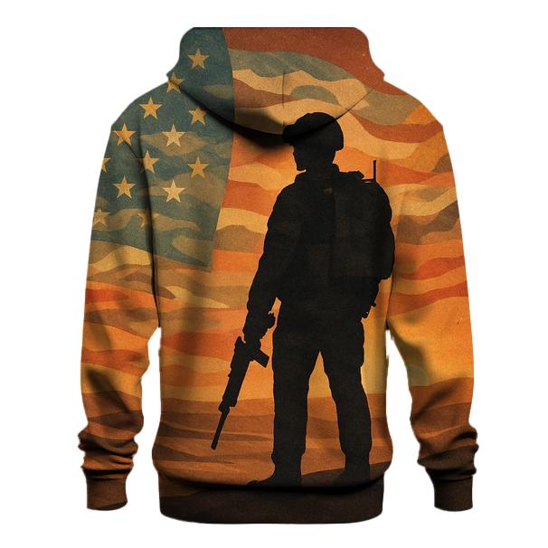 Desert Camo Stripes graphic hoodies
