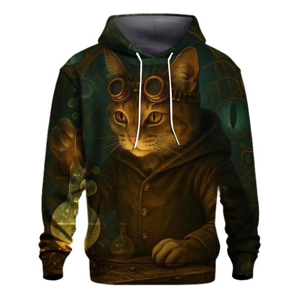 Clockwork Alchemist Cat Laboratory hoodie trends