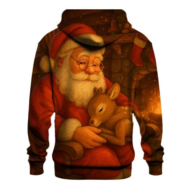 Santa Cozy Cabin Storybook Dream zip-up hoodies