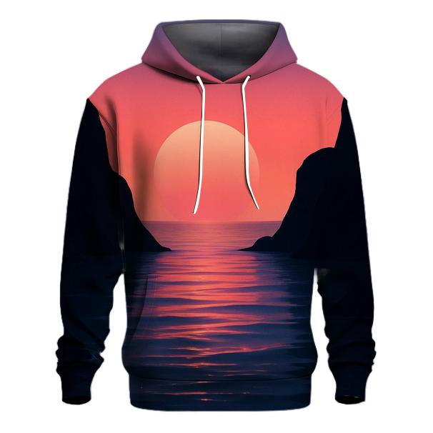 Whispers On The Horizon Waves printed hoodies