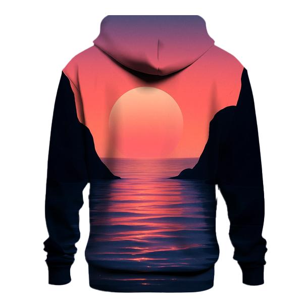 Whispers On The Horizon Waves printed hoodies
