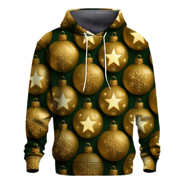 Gilded Ornament Pumpkins On Fir Green custom hoodies