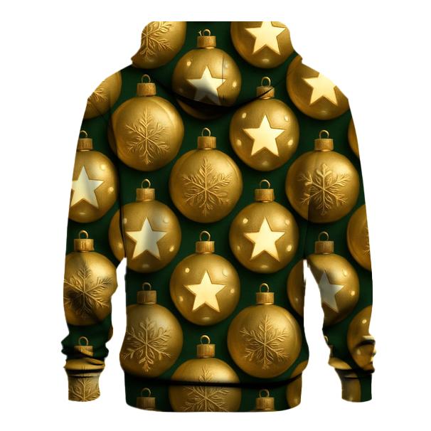 Gilded Ornament Pumpkins On Fir Green custom hoodies