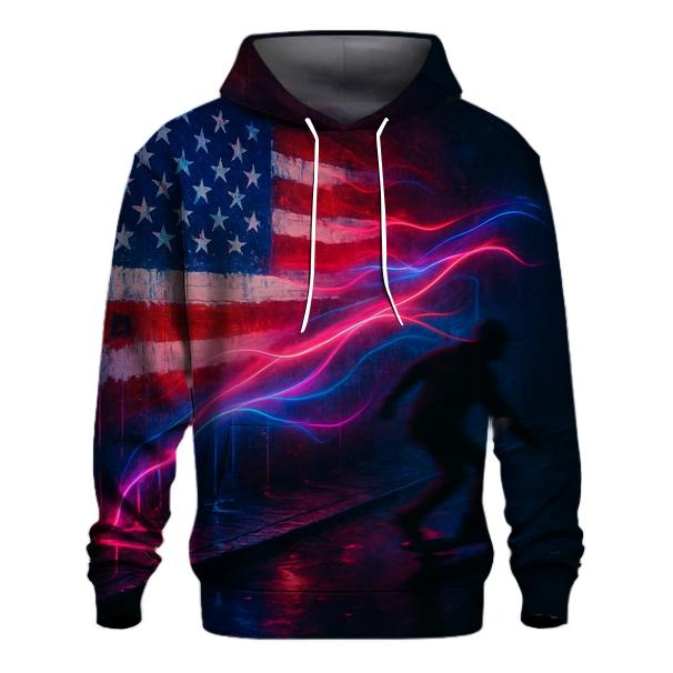 Neon Street Flag Drift premium hoodies