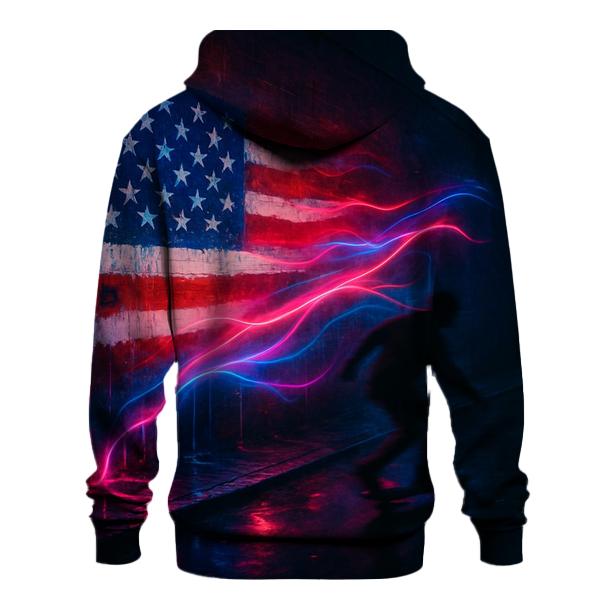 Neon Street Flag Drift premium hoodies