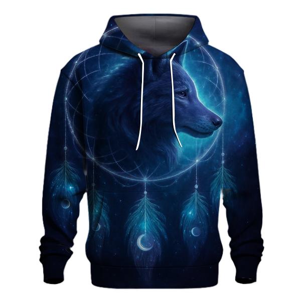 Astral Dreamcatcher Wolf lightweight hoodies