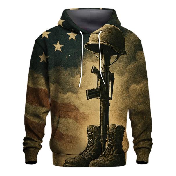 Silent Boots And Starlit Banner zip-up hoodies