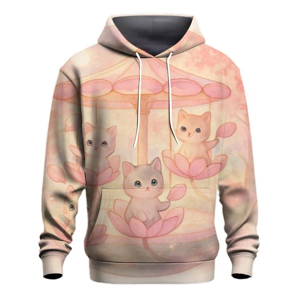 Blossom Carousel Cat Parade premium hoodies