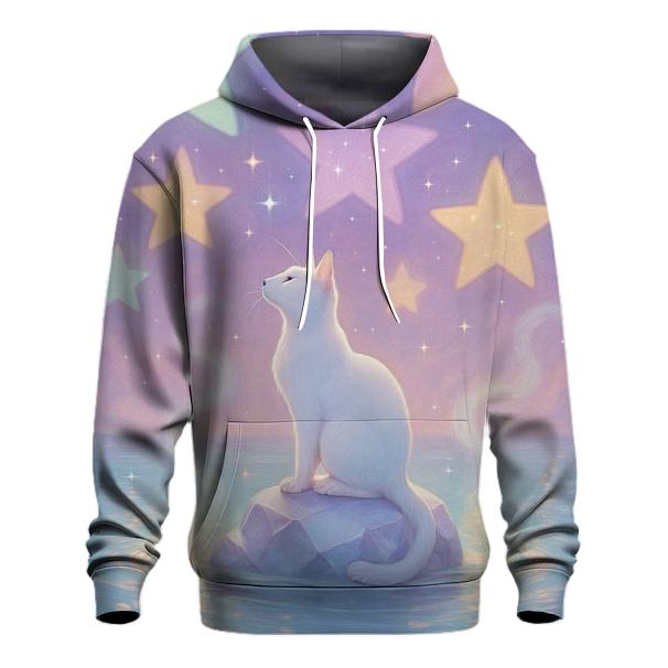 Crystal Lagoon Stargazer Cat hoodie styles