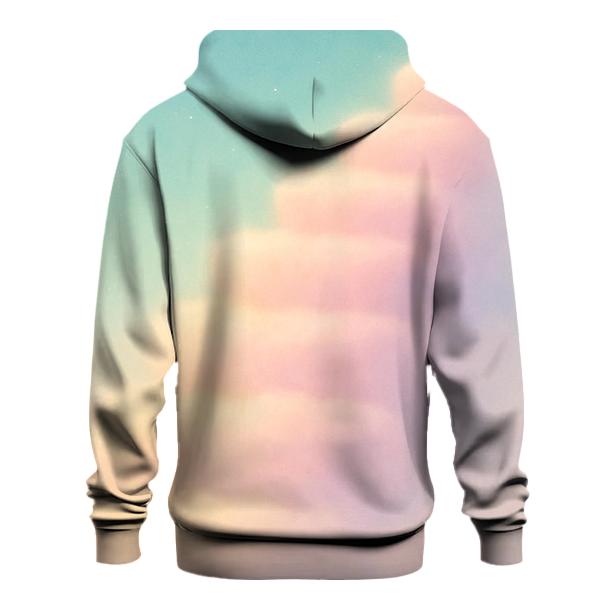 Pastel Cloud Stairway zip-up hoodies