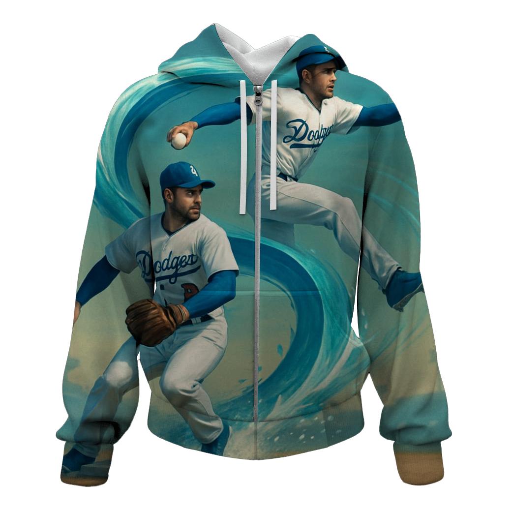 Pacific Tide Double Play Flow graphic hoodies
