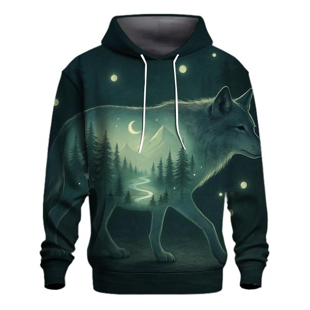 Lunar Forest Mirage embroidered hoodies