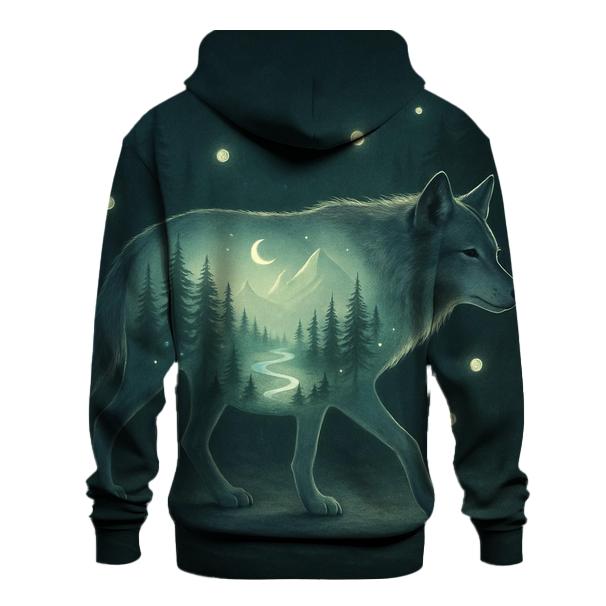 Lunar Forest Mirage embroidered hoodies