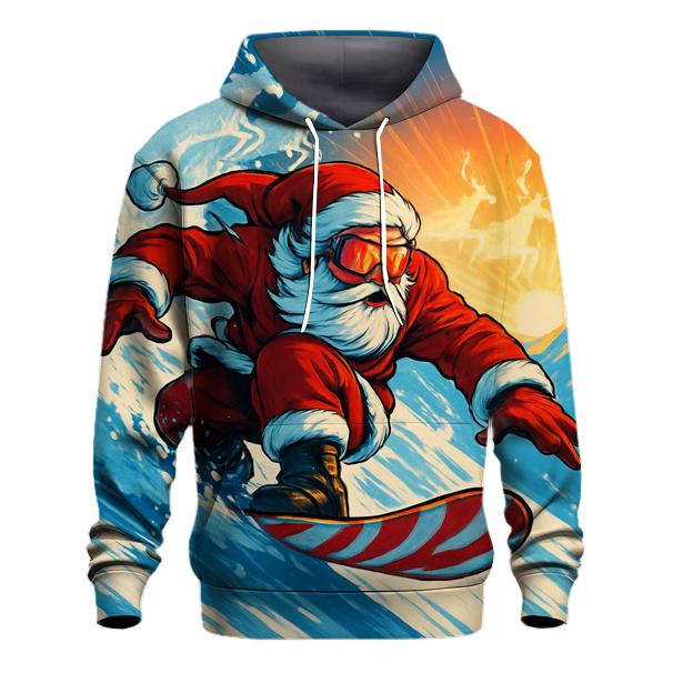 Snowboard Santa Avalanche Rush custom hoodies