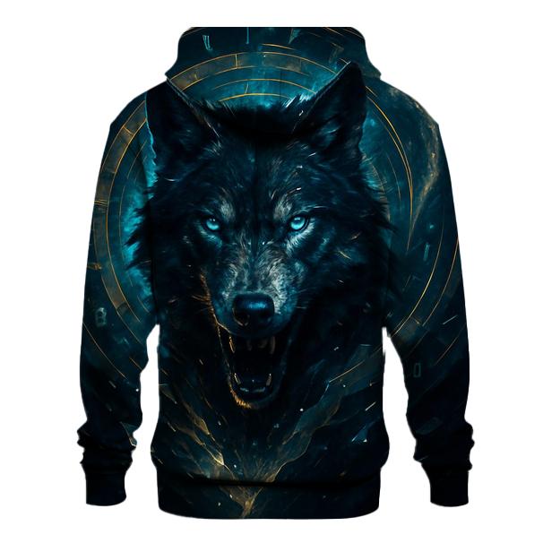 Chrono Rift Wolf premium hoodies