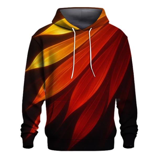 Solar Bloom Cascade pullover hoodies